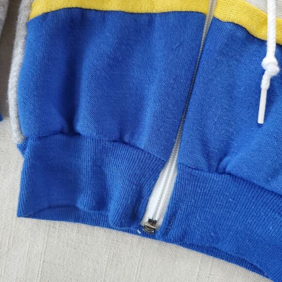 Vintage #44 Hooded Zipup Sweater 12 months - Picture 3 of 7